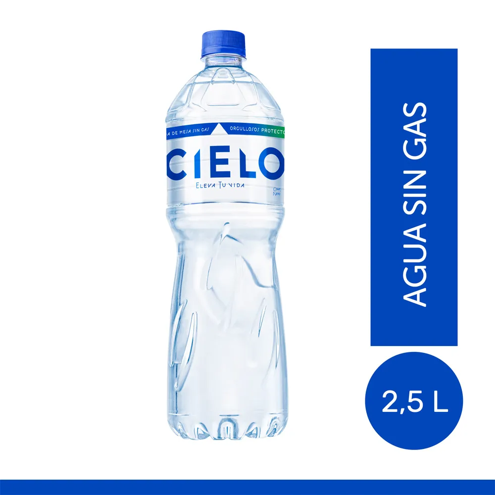 Agua de Mesa CIELO Sin Gas Botella 2.5L