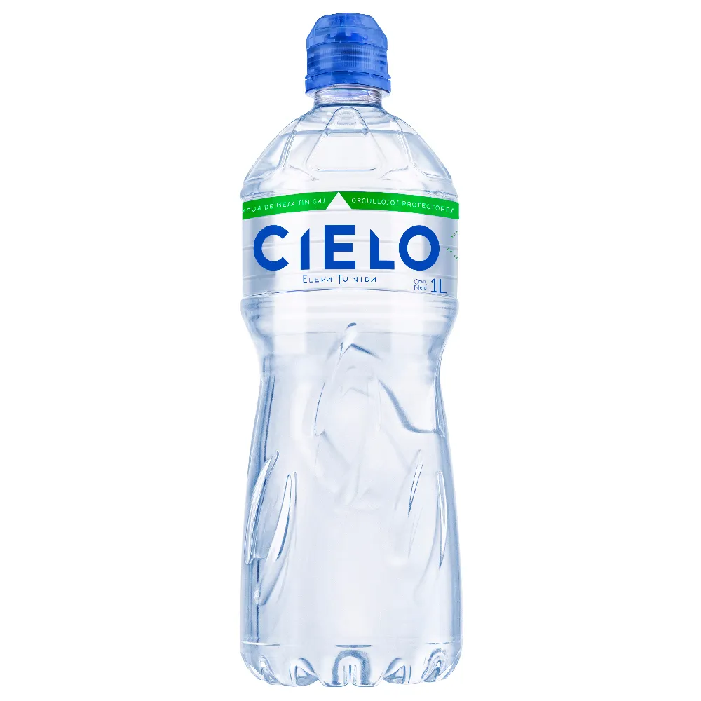 Agua sin Gas CIELO Sport Botella 1L