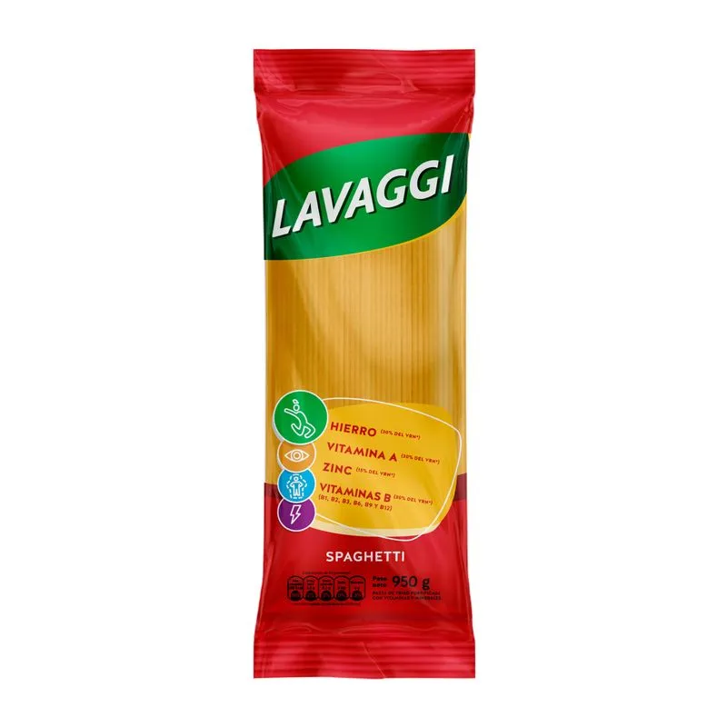 Fideos Spaghetti LAVAGGI Bolsa 450g