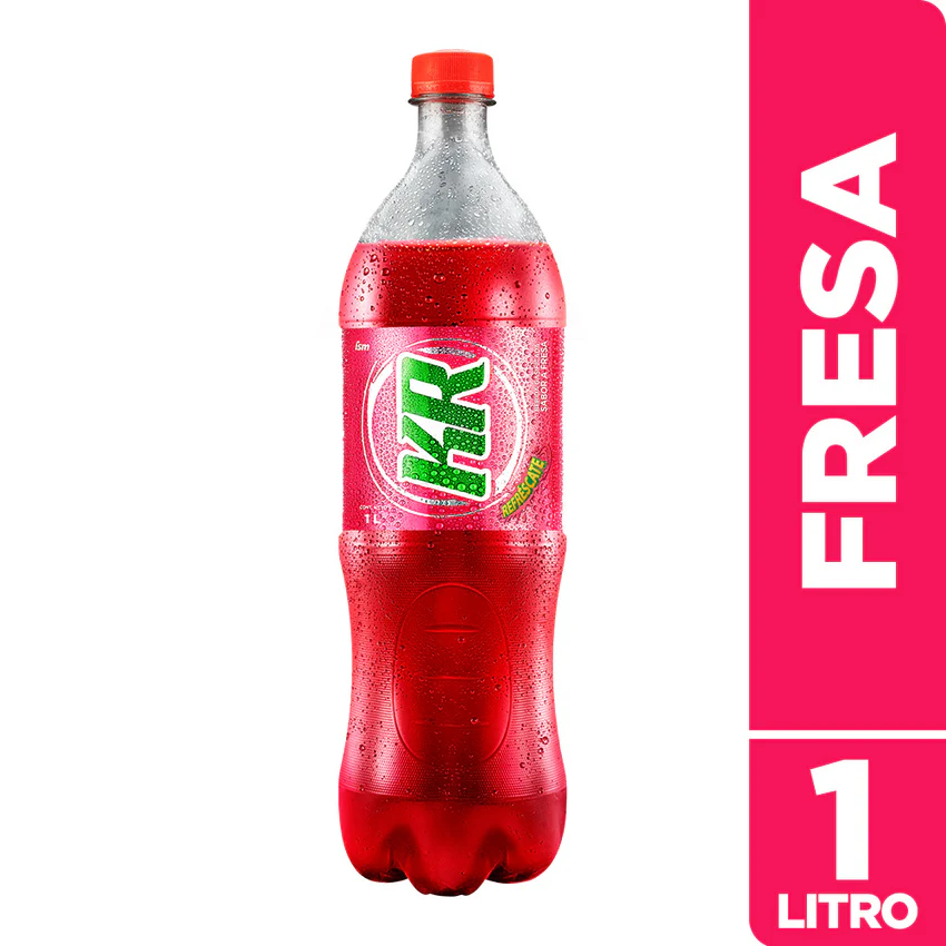 Gaseosa KOLA REAL Fresa Botella 1L