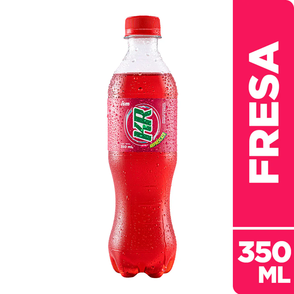 Gaseosa KOLA REAL Fresa Botella 350 ml