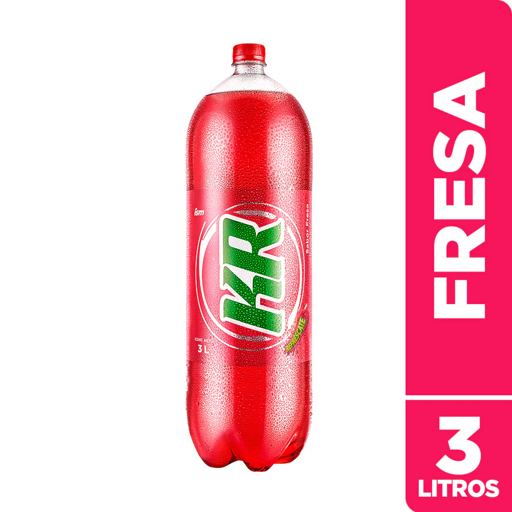 Gaseosa KOLA REAL Fresa Botella 3L