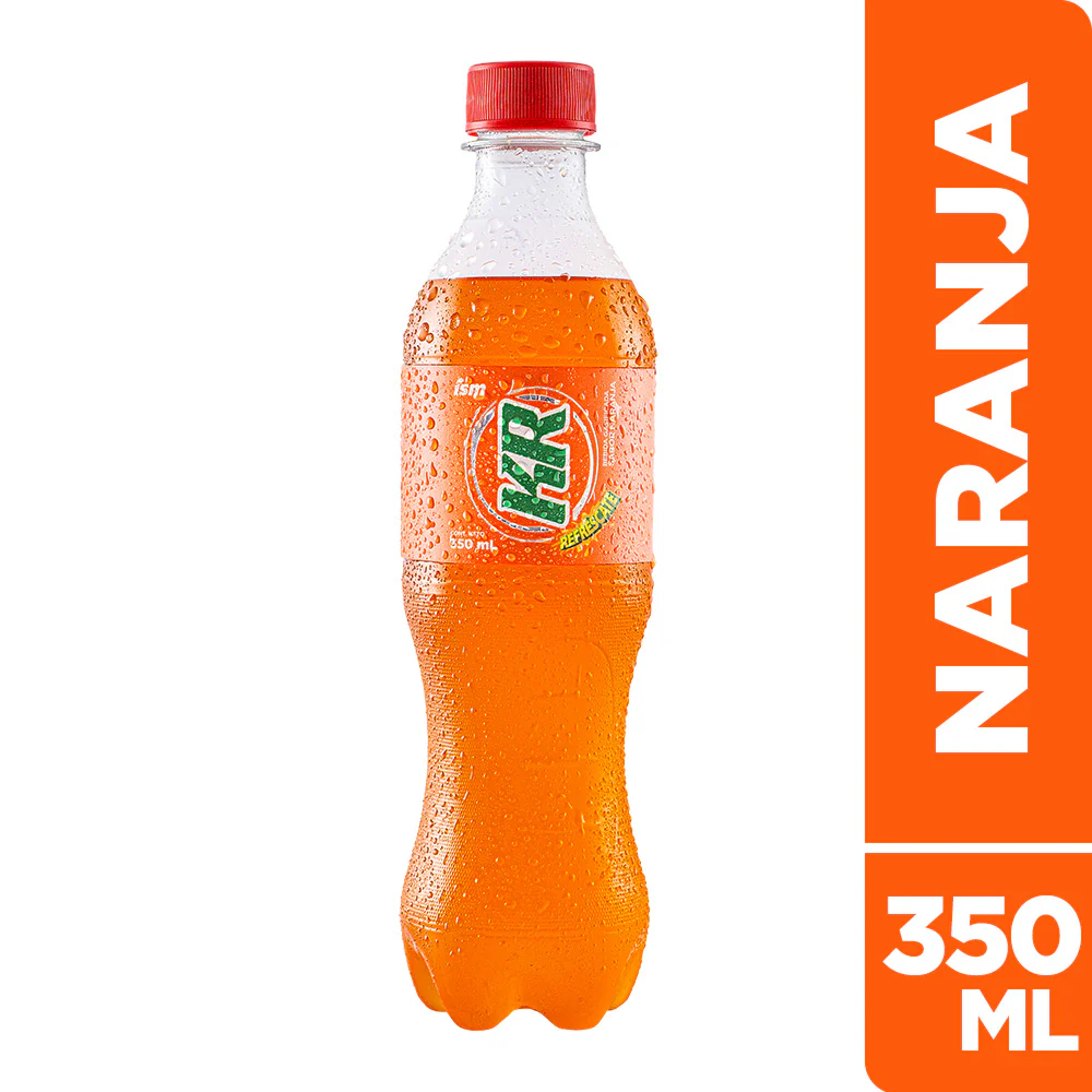 Gaseosa KOLA REAL Naranja Botella 350 ml