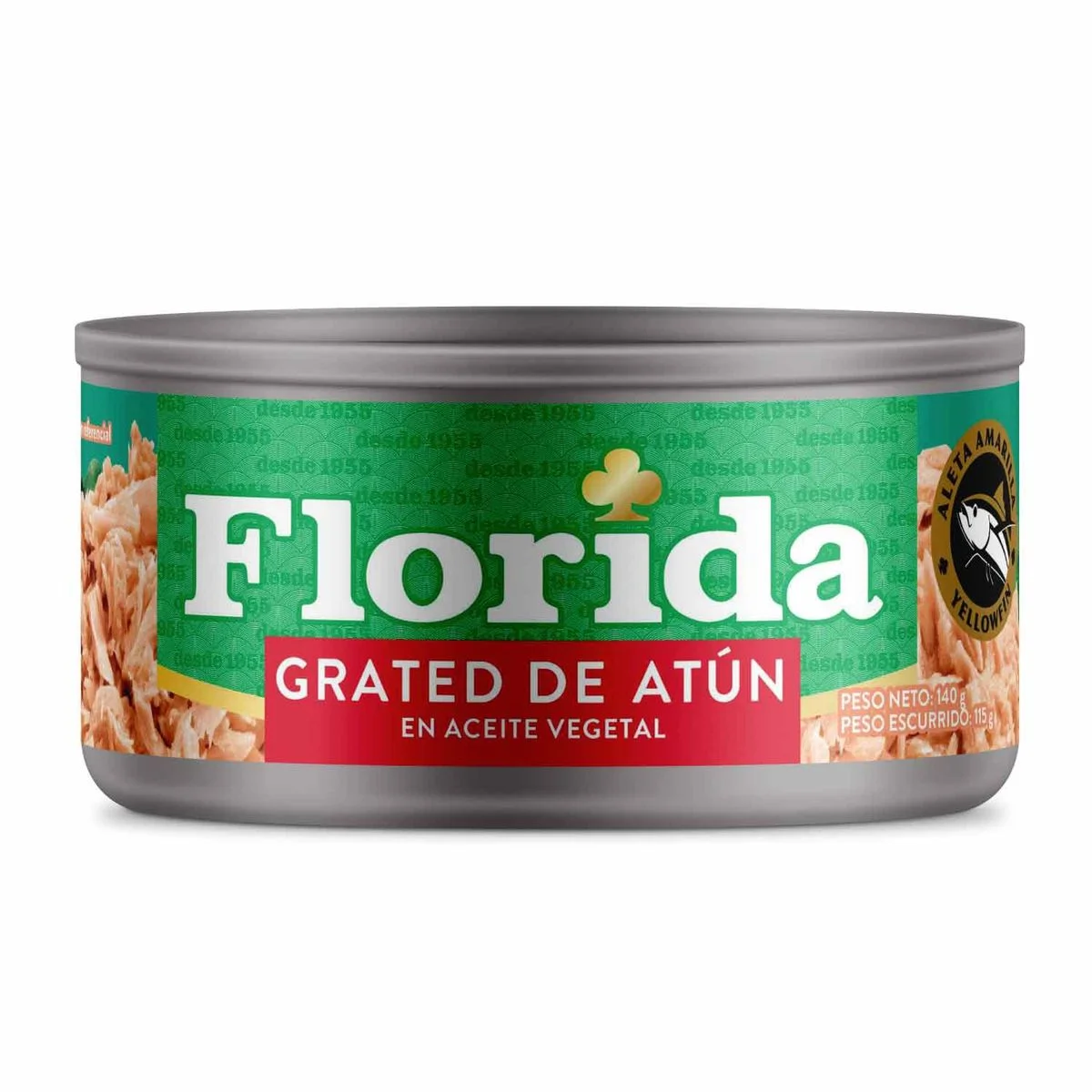 Grated de Atún en Aceite Vegetal FLORIDA Lata 140g